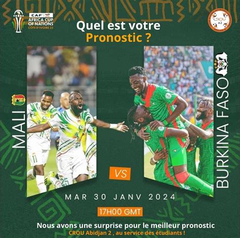 pronostic mali burkina faso